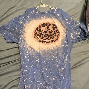 Blue bleached tshirt